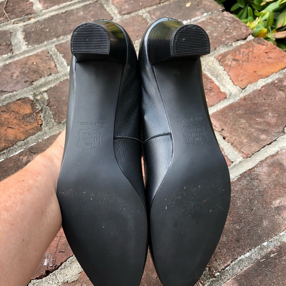 Rod Hommerson black leather heels size 10 - Picture 4 of 8